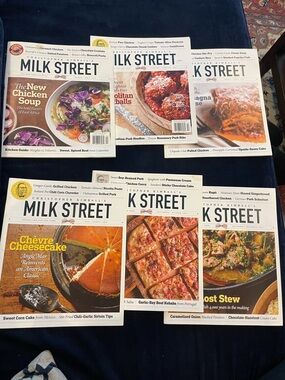 Chris Kimball’s Milk Street magazine,  1 issue from 2018 and 5 issues from 2020